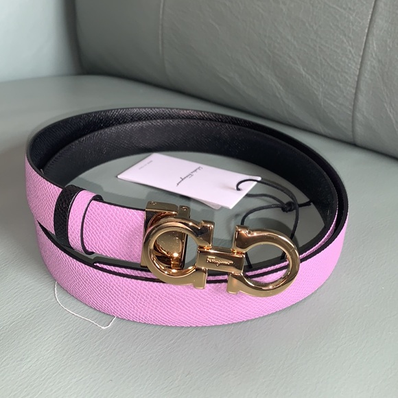 Salvatore Ferragamo Gancini Reversible Leather Belt - Picture 1 of 11